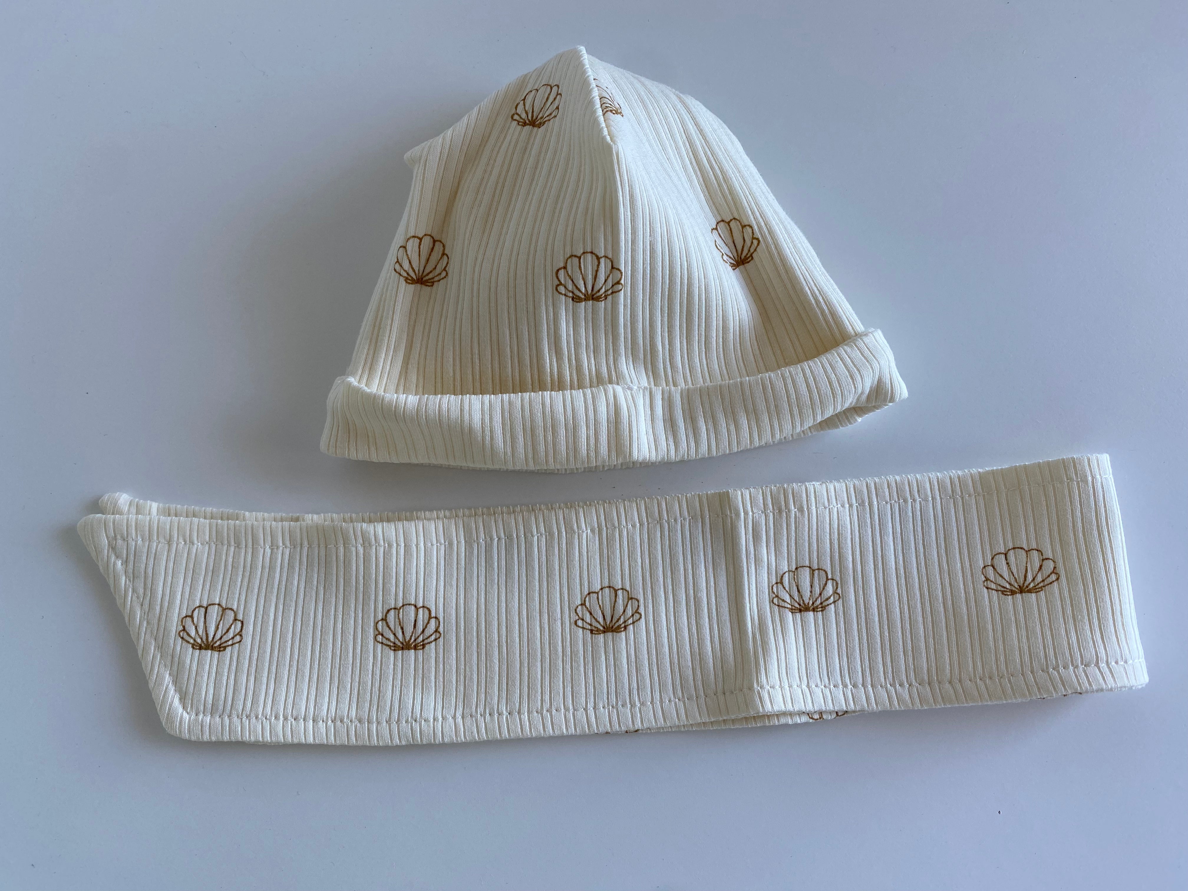 Ribbed Seashell Beanie