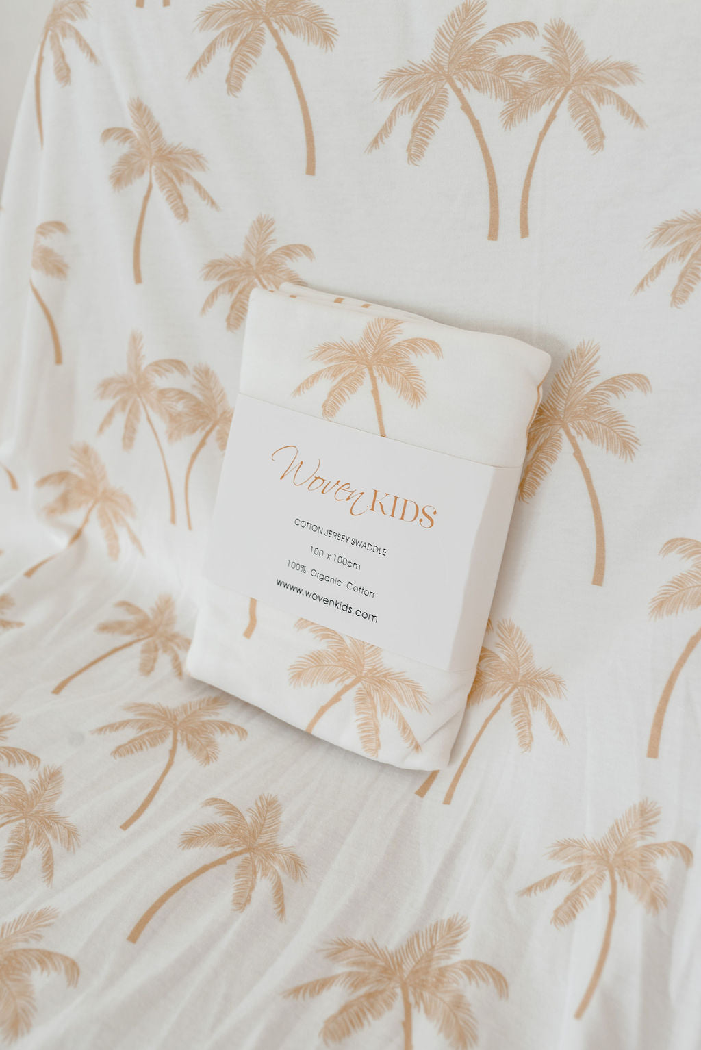 Organic Jersey Wrap - Palm Tree