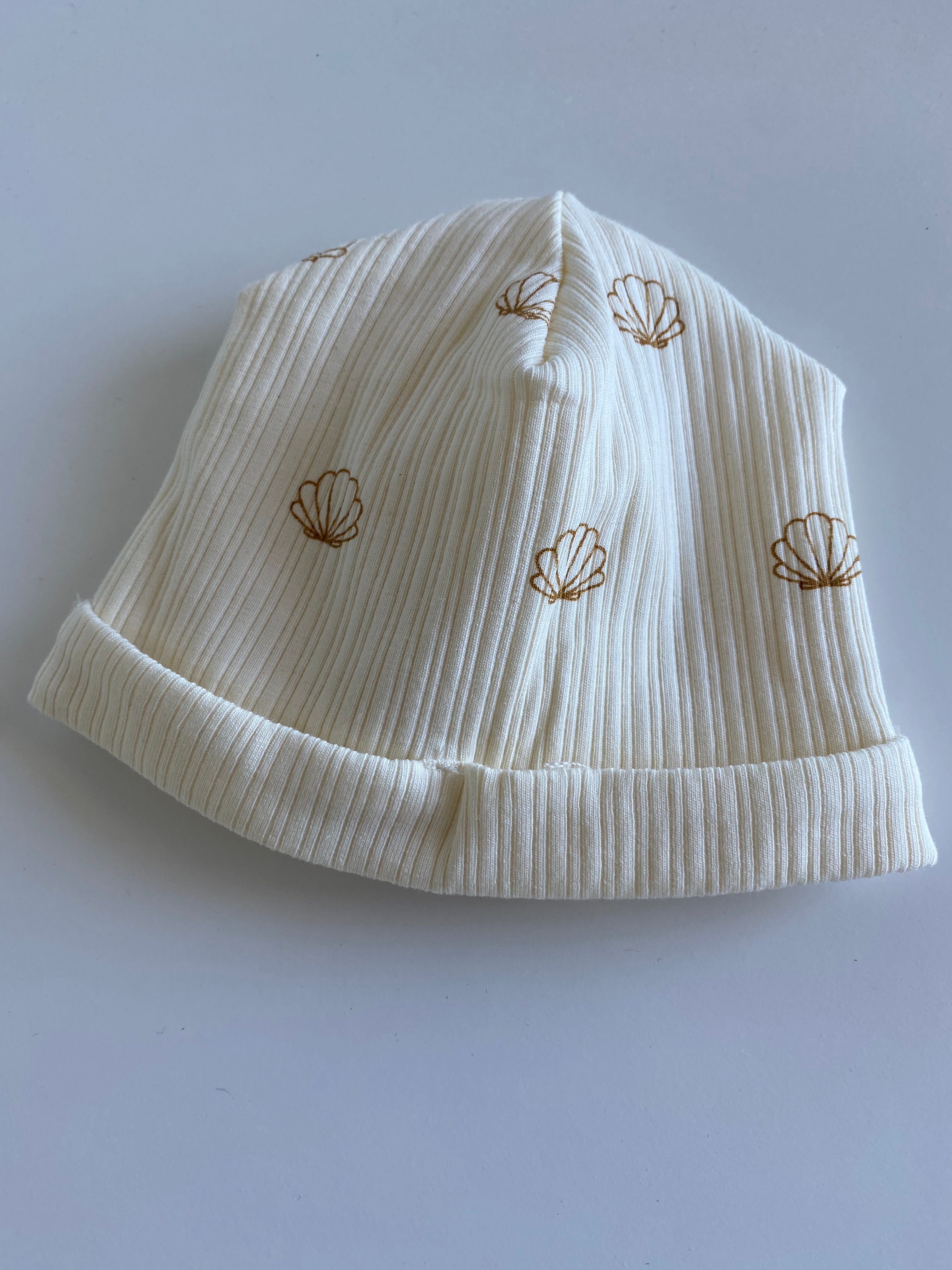 Ribbed Seashell Beanie