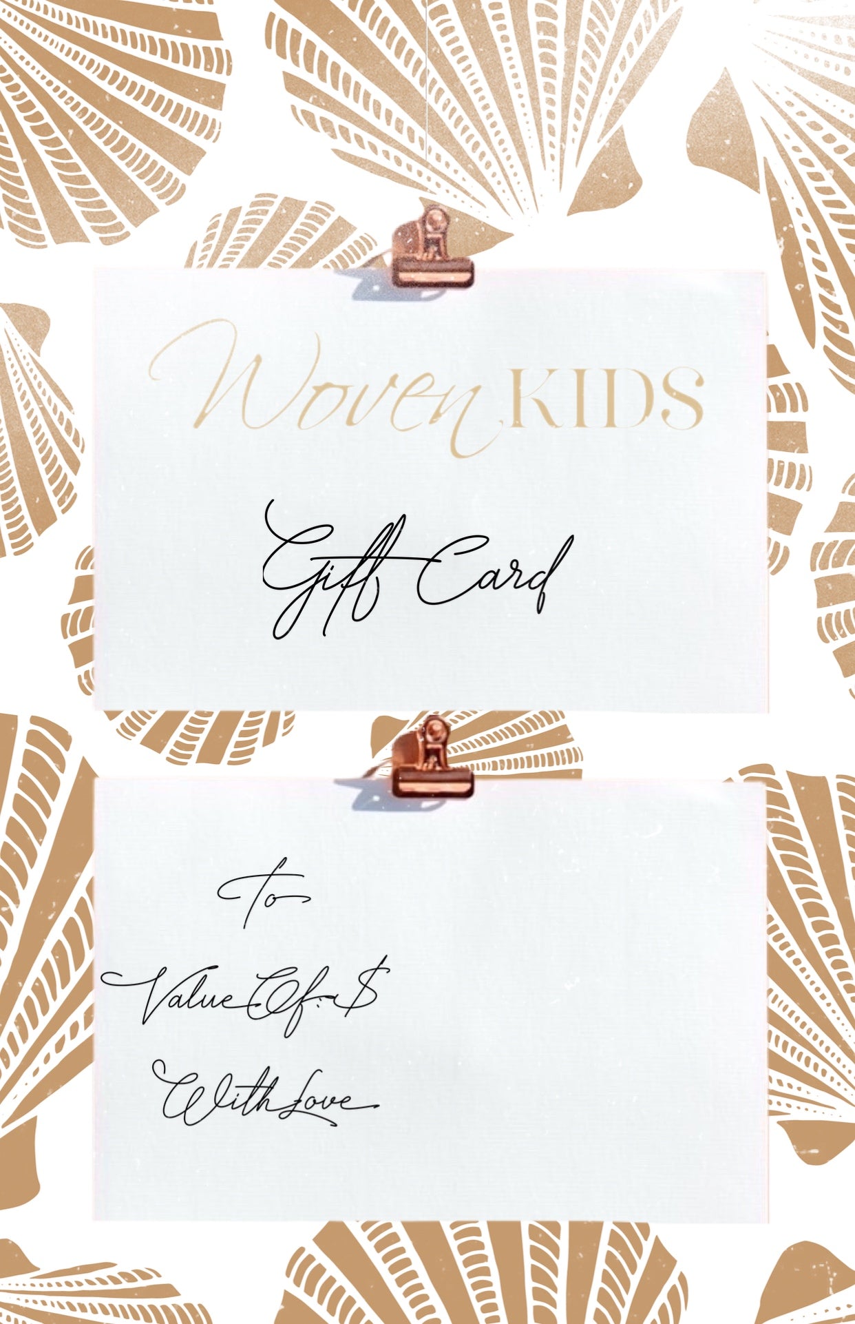 Woven Kids Gift Card